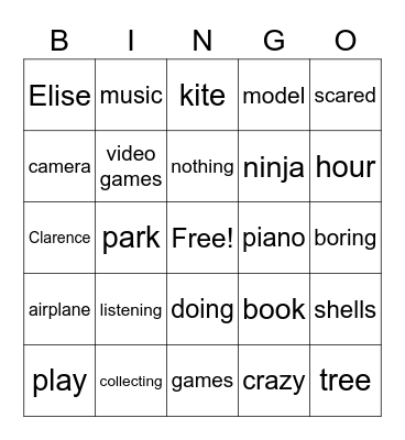 8-Bit Trip Bingo Card