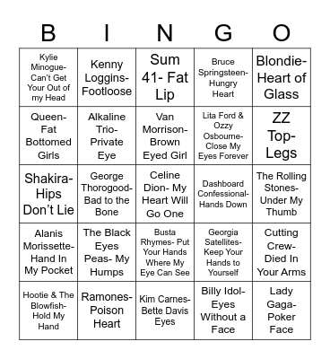 Total-Quiz.com Presents Radio Bingo: Human Body Bingo Card
