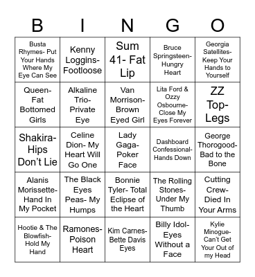Total-Quiz.com Presents Radio Bingo: Human Body Bingo Card