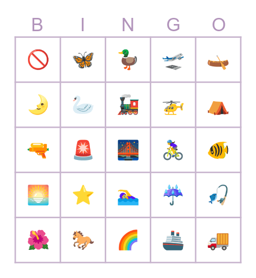 B Å T B I N G O Bingo Card