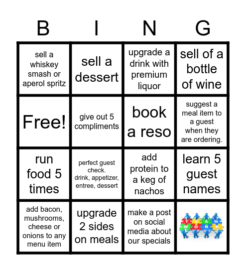 server bing.. Bingo Card