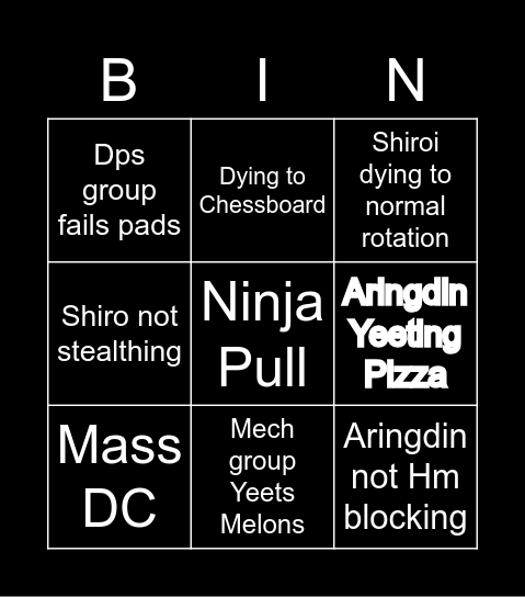 Iron Ark Boss 3 Bingo Card