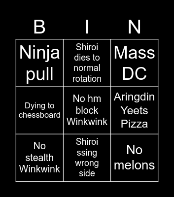 Iron Ark Boss 3 Bingo Card