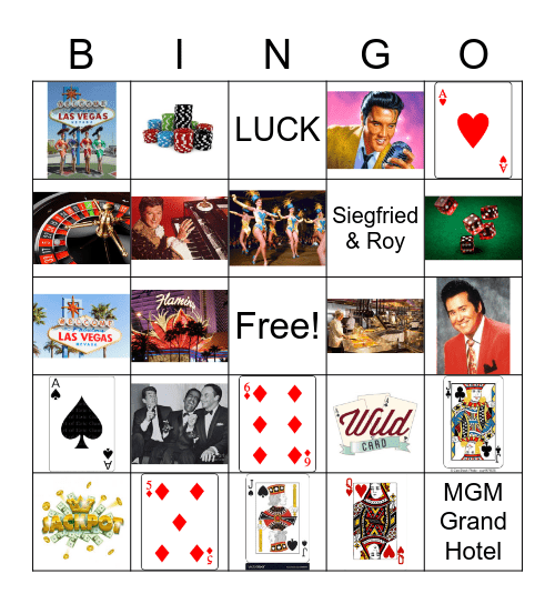 CASINO Bingo Card