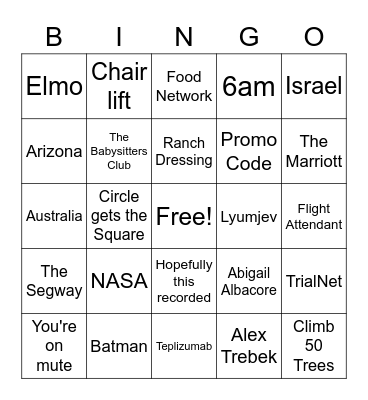 FFL Wood Squares Bingo Card