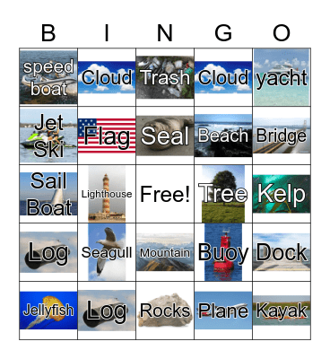 Yacht Bingo Card