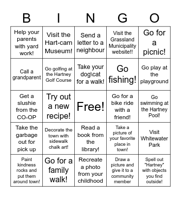 Community Bingo! Bingo Card
