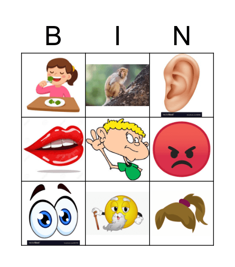 KB1 - review vocab Bingo Card