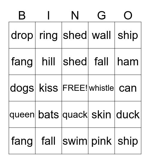 Pumpkin Bingo Card
