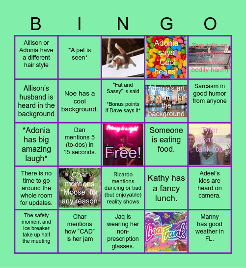 OP-Bingo! Bingo Card