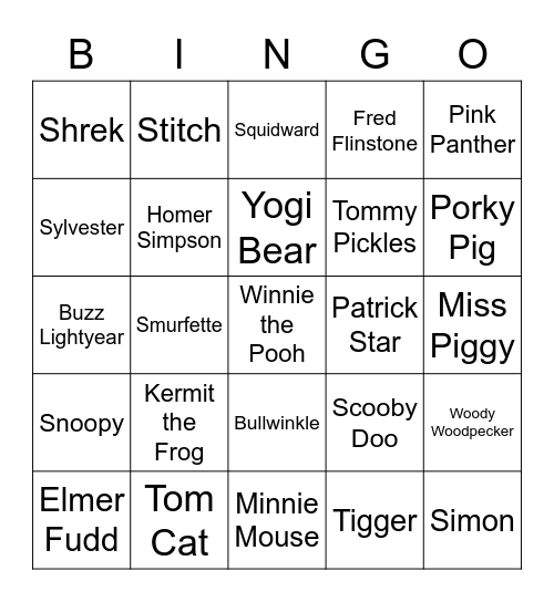 clerical 5 Bingo Card