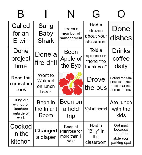 Breakfast Bingo Card