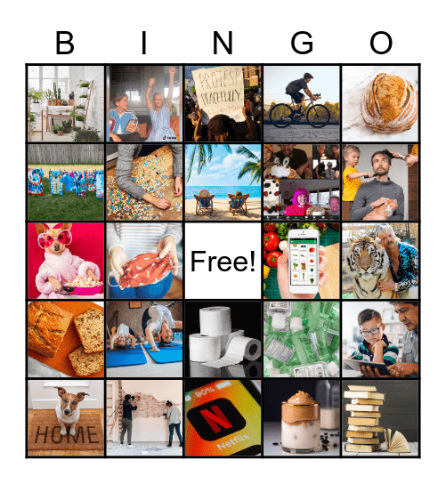 All Hands Quarantine Bingo Card