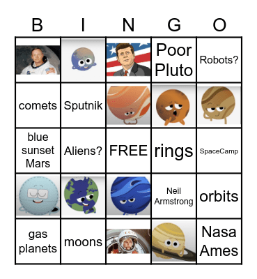PLANET BINGO Card