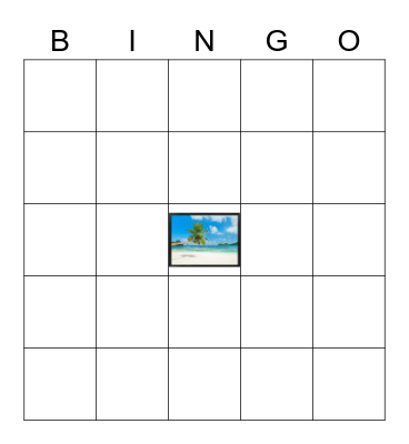 Summer Op's BINGO Card