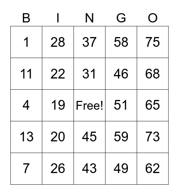 Blue Booted Masked Booby Bingo Card