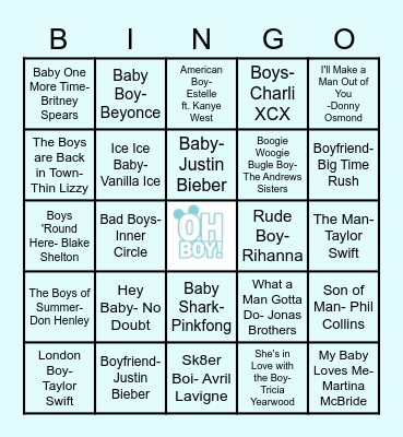 Baby Mulcrone Bingo! Bingo Card