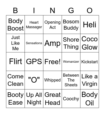 PR BINGO Card