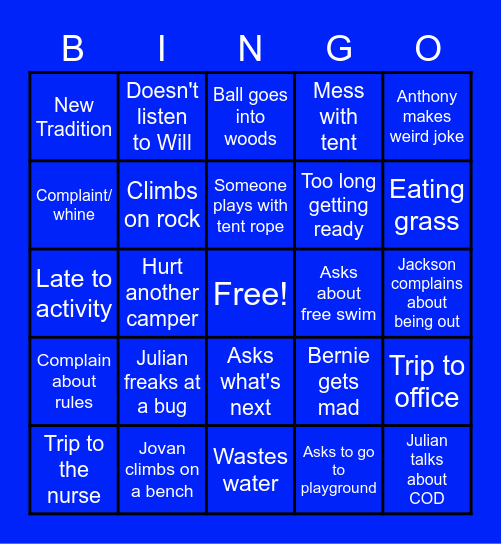 Marlins Bingo Card