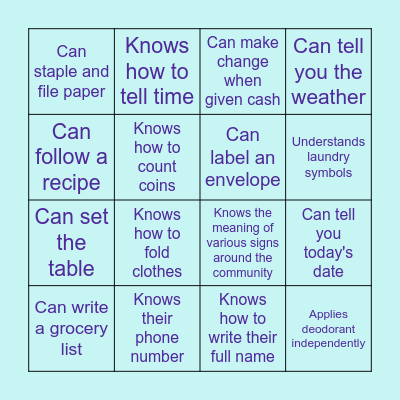 FIND SOMEONE WHO... Bingo Card