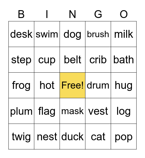 Happy Last Day of ESY Bingo Card