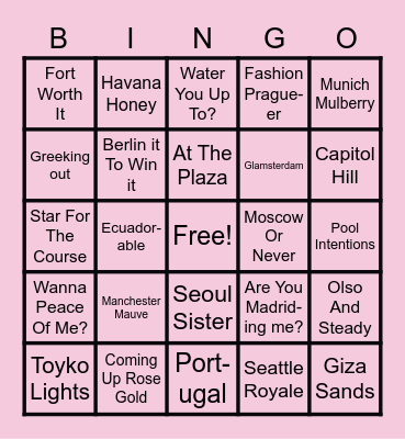 MYSTERY HOSTESS BINGO Card