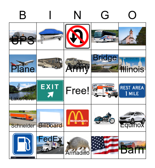 Branson Bingo Card