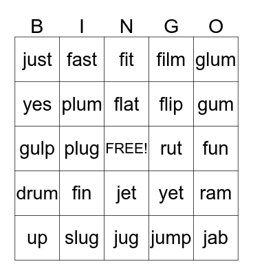 S A T P H I N  B O M R C K D E L G Bingo Card