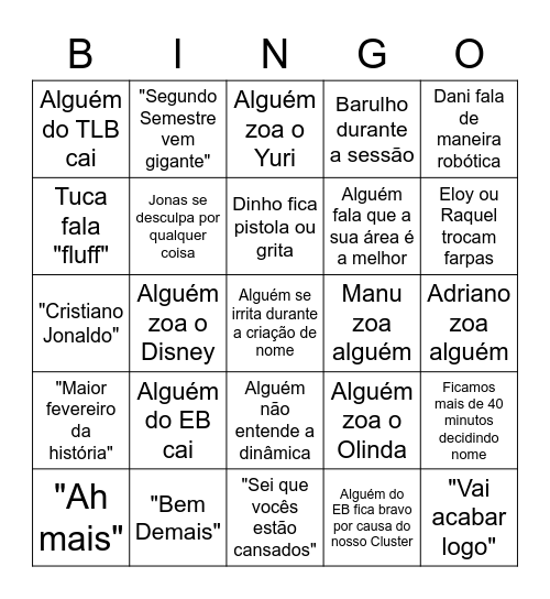 Bingo TD - Pinkman Bingo Card