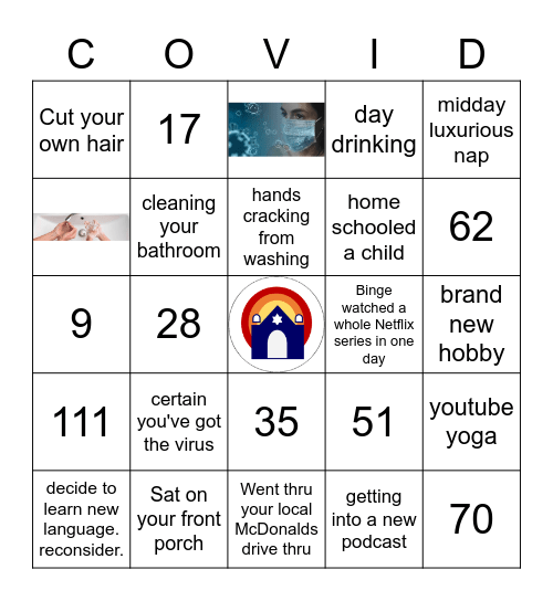 COVID Bingo Card