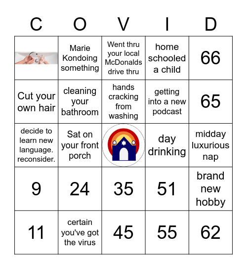 COVID Bingo Card