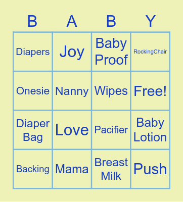 Heaven Knows Bingo Card