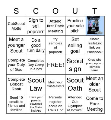 August Bingo Card Bingo Card