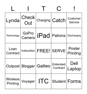 Information Technology BINGO Card