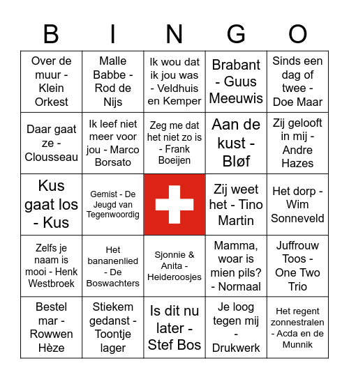 Nederlandstalig_Muziek_Bingo Card
