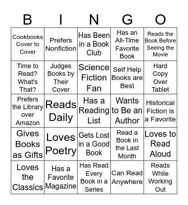 A Work of Art Bingo Card