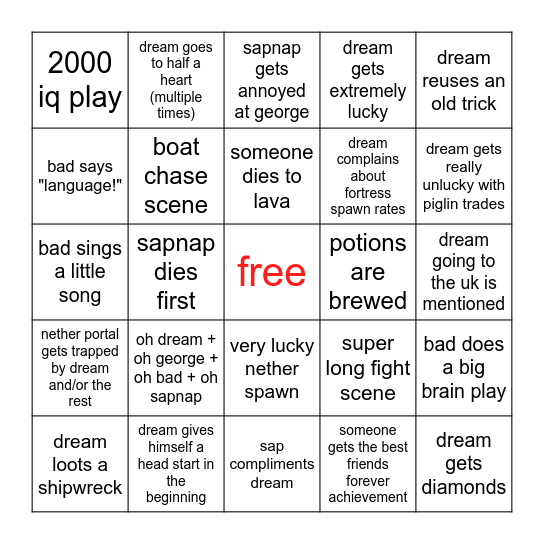 new 3 v 1 video bingo Card