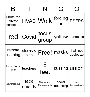 LMSB Bingo Card