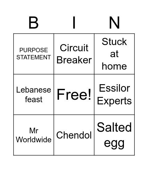 Adnan x ielo BINGO Card