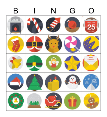Christmas in July Bingo Card