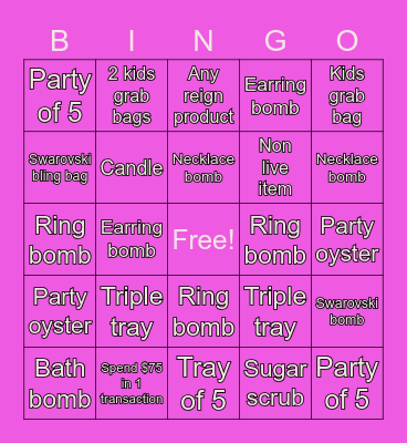 👑 Birthday Bingo 👑 Bingo Card