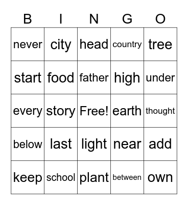 Vivaan's Bingo Card, 7/21/20 Bingo Card