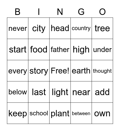 Vivaan's Bingo Card, 7/21/20 Bingo Card