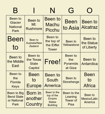 School Operations Breaktime BINGO Card