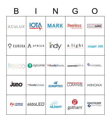 Acuity Brands Bingo Card