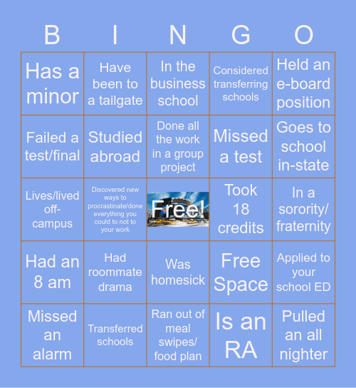 BINGO: MSG SA Edition Bingo Card