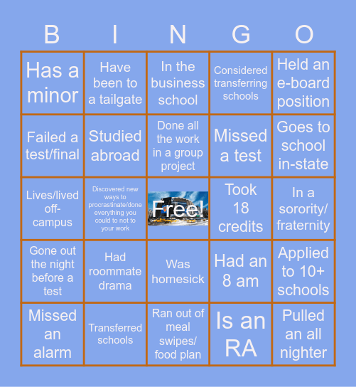 BINGO: MSG SA Edition Bingo Card