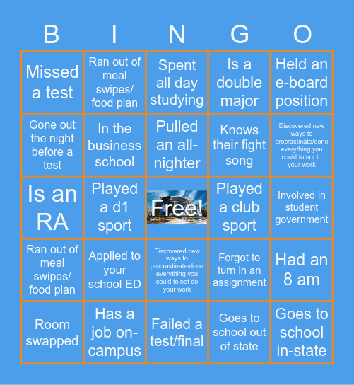 BINGO: MSG SA Edition Bingo Card