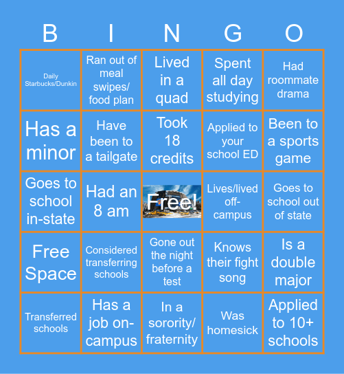 BINGO: MSG SA Edition Bingo Card