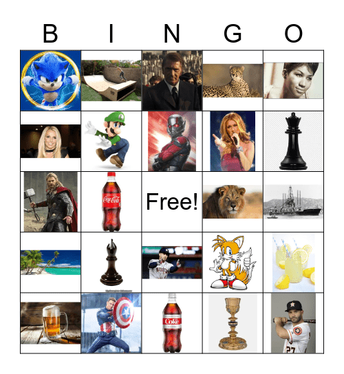 Code Names Bingo Card